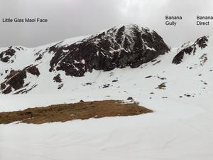 Banana Gully, Glas Maol: Caenlochan: Banana Gully Photo: Philip Ebert