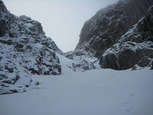 Number 5 Gully, Ben Nevis: In Number 5 Gully, March 2012 Photo: Chad Harrison