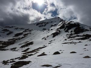 Northeast Face, Sgor an Lochain Uaine: View from the northern end of the lochan. Photo: Scott Muir