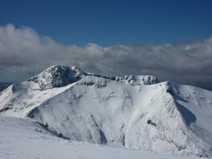 Carn Mor Dearg East Face, Carn Mor Dearg: Carn Mor Dearg, April 2012 Photo: Scott Muir