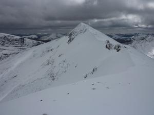 Carn Mor Dearg East Face, Carn Mor Dearg: Carn Mor Dearg from Carn Dearg Meadhonach Photo: Scott Muir