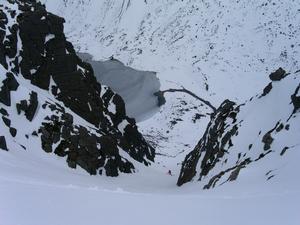 Diagonal Gully, Loch Avon Basin: A great place to ski - Diagonal Gully Photo: Scott Muir