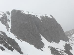 Forked Gully, Coire Etchachan: Forked Gully from the East Photo: Scott Muir