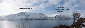 The Ruch Gruip, Loch Muick Basin: Looking along Loch Muick from the landrover track below An t-Sròn Photo: Scott Muir