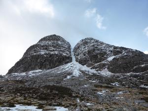Morrison's gully, Beinn Eighe: Looking up Morrison's Gully Photo: Scott Muir