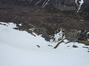 Profanisaurus, Sgòr Gaoith and Sgòran Dubh Mòr: The entrance from above Photo: Scott Muir