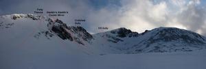 Aladdin's Couloir, Cairngorm: Coire an t-Sneachda: Early evening in the corrie, 18th of April 2010 Photo: Scott Muir