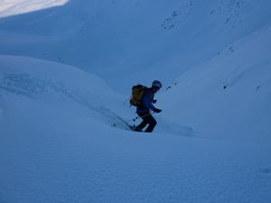 Feadaige Gully, Lochnagar: The Stuic: The entrance to the gully Photo: Scott Muir