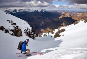 Willink's Gully, Blá Bheinn: Entering Willink's Gully Photo: Hamish Frost