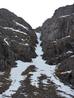 Access Gully in lean conditions.  Photo: Scott Muir