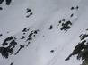 Skiing the 'Avalanche Slope', April 2007  Photo: Scott Muir