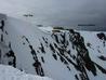 The start of the High Bay line, from the top of Back Bay Gully.  Photo: Scott Muir