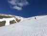 On the skiers left bank, late March 2022  Photo: Scott Muir