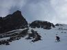 On the runnout below Pinnacle Gully  Photo: Scott Muir