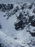Number 4 Gully, as viewed from Carn Mor Dearg  Photo: Scott Muir