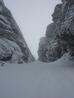 Looking up Number 2 Gully from about the midpoint of the gully.  Photo: Scott Muir