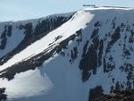 Monolith Gully, in a good snow year (2014)  Photo: Scott Muir