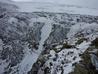 The top of Narrow Gully in lean conditions.  Photo: Scott Muir