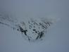 Looking down Easy Gully on a day when the visibility wasn't great.  Photo: Scott Muir