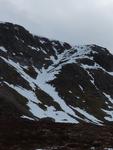 The obvious dogleg of A Minus Gully.  Photo: Scott Muir