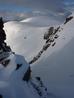 Above Aladdin's Couloir.  Photo: Scott Muir