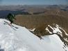 Setting off down the Upper Snowfield  Photo: Scott Muir