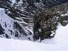 Descending B Gully, April 2009  Photo: Scott Muir