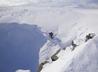 It was a soft landing in nice powder.  Photo: Dave Smith