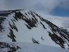 View of Coire an t-Saighdeir line from the col to the Southwest  Photo: Scott Muir