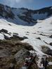 After descending West Gully, late May 2013.  Photo: Scott Muir