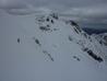 Skiing into the corrie between Carn Mor Dearg and Carn Dearg Meadhonach  Photo: Scott Muir