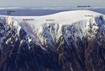 The view of the Col Gullies from Braeriach  Photo: Al Todd