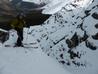 On the arete.  Photo: Scott Muir