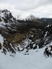 Looking down D Gully from the bend.  Photo: Scott Muir