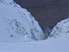 Descending into the gully.  Photo: Scott Muir