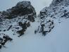 Looking up the gully from the bend  Photo: Steve Clark