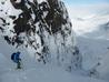 About to set off on a fantastic powder descent.  Photo: Scott Muir