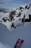 On the saddle above the gully in good conditions.  Photo: Scott Muir