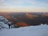 Descending from the summit of Spidean a' Choire Leith towards 'Way Up'  Photo: Scott Muir