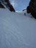 Descending the top section of No. 1 Gully  Photo: Scott Muir