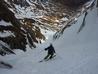 In the lower section of Easy Gully, April 2013  Photo: Scott Muir