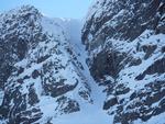 South-East Gully, taken from the Dubh Loch  Photo: Scott Muir