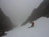 Skiing Glissade Gully, March 2012  Photo: Scott Muir