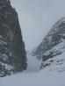 South Gully from below.  Photo: Scott Muir