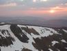 A late season view of the gully from the summit of The Stuic  Photo: Scott Muir