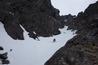 In the dead end of Summit Gully, taken from the point above the drop  Photo: Scott Muir