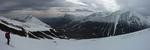 Enjoying the view south down the Lairig Ghru on a late season descent.  Photo: Scott Muir