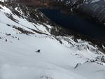 Dave Anderson skiing the line of Thunderstruck in 2015  Photo: Scott Muir