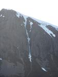 Slightly washed out view of the complete gully late in the day  Photo: Scott Muir