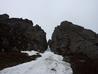 Looking up the gully  Photo: Scott Muir